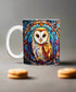 Bernadette Barn Owl Suncatcher Artwork Ceramic Mug